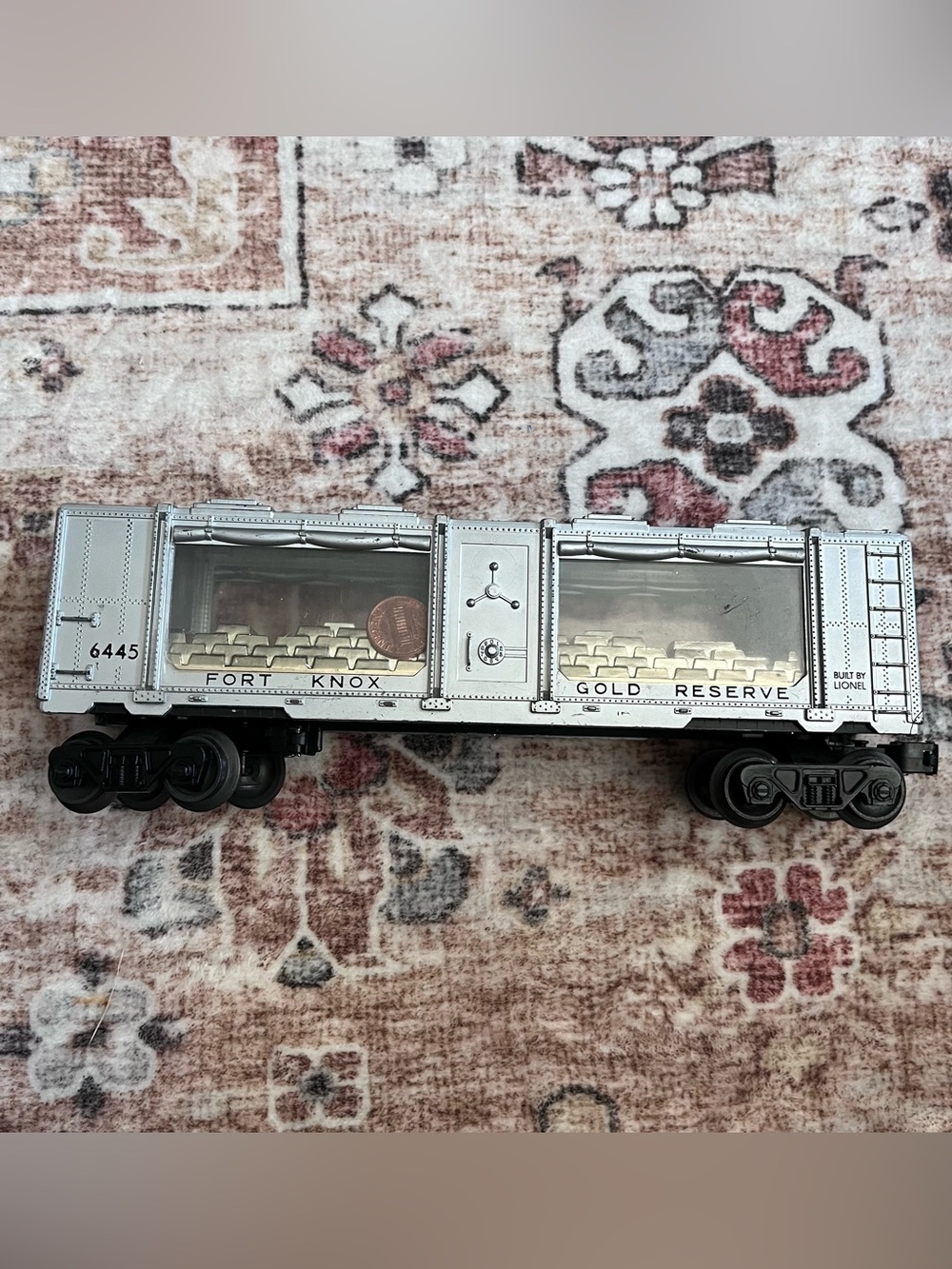 LIONEL 6445 Postwar Fort Knox Gold Bullion Transport Car From 1961-63 Train